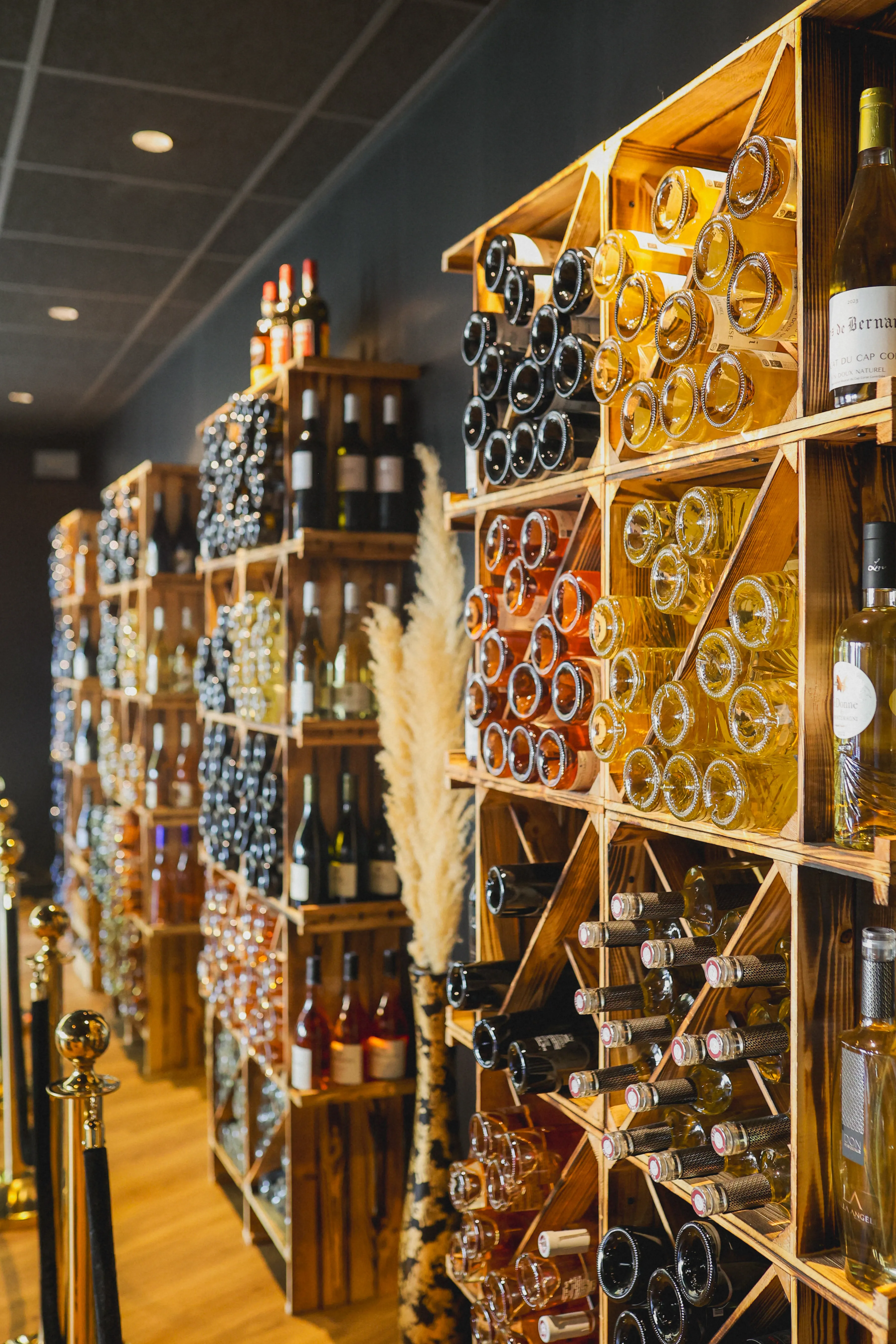 Cave à vins du restaurant L'Avvedeci à Reims